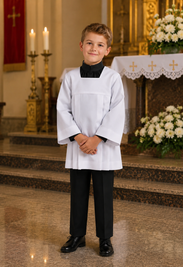 Silesian altar server's surplice with a collar | MK Maryla
