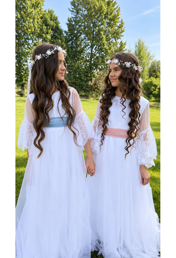 Bella First Communion Dress with English Lace | MK Maryla