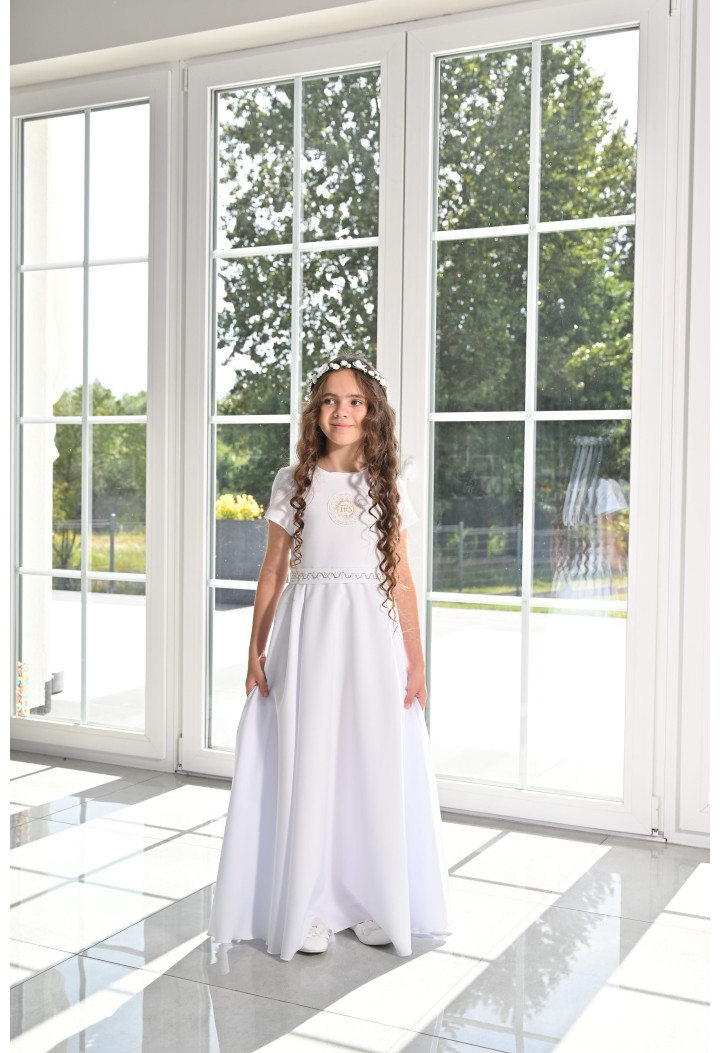 Emilka 131 First Communion Dress for Girls | MK Maryla