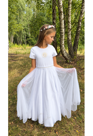 Tosia 016 First Communion Dress for Girls | MK Maryla