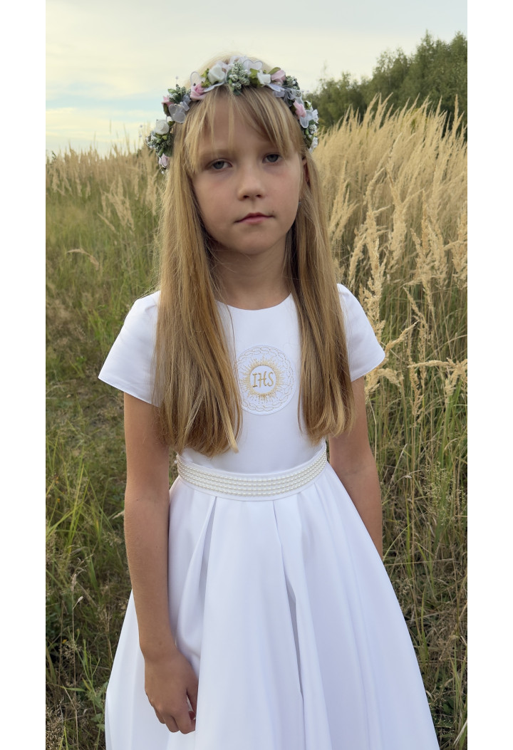 Elza 028 First Communion Dress for Girls | MK Maryla