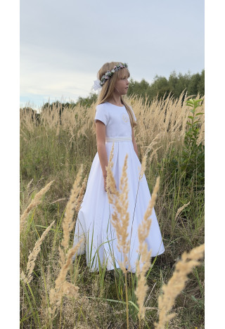 Elza 028 First Communion Dress for Girls | MK Maryla