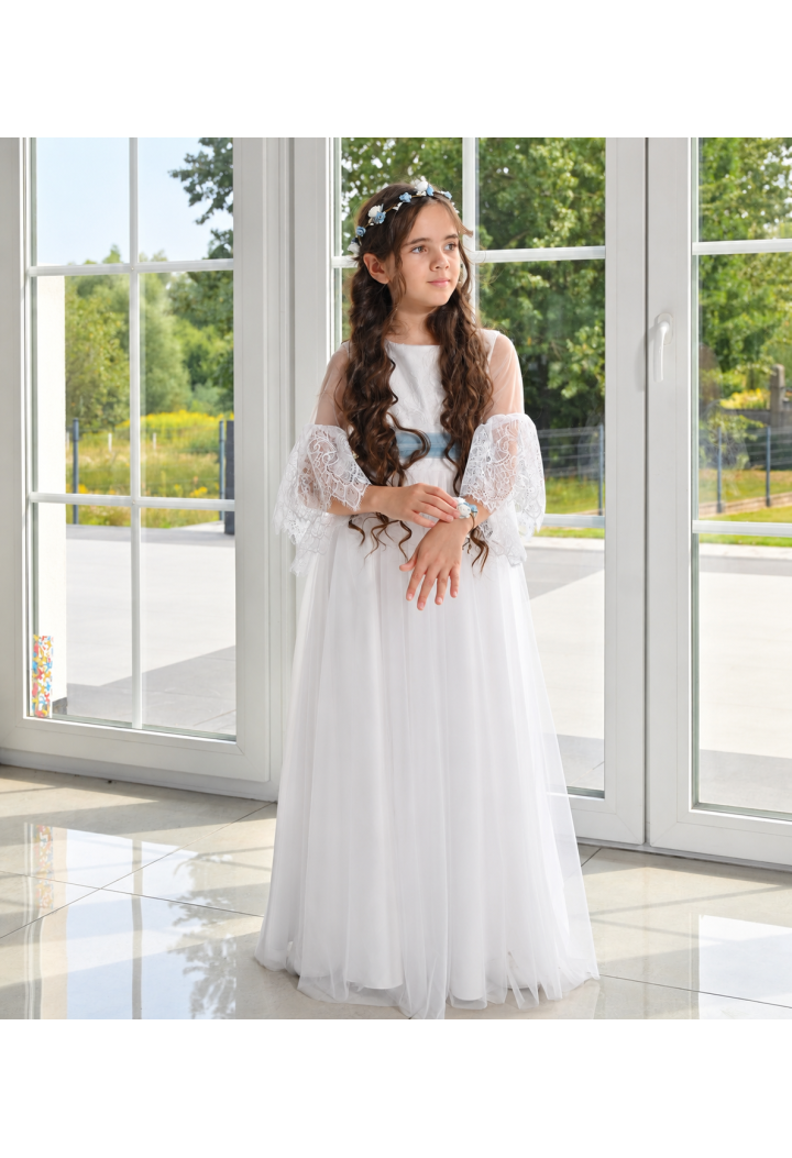 Bella First Communion Dress with English Lace | MK Maryla