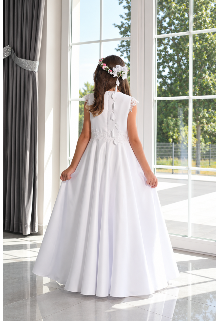 Alicja 190 – 2027 First Communion Dress with Lace | MK Maryla