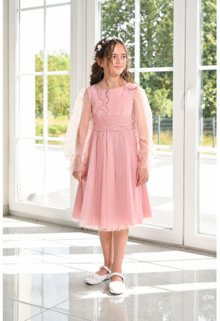 Klara – leichtes, rosa Tüllkleid für besondere Anlässe | MK Maryla