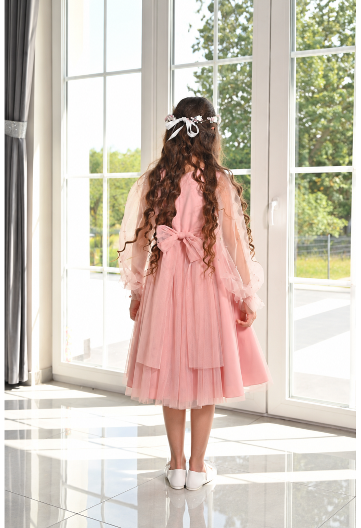 Klara – a light, pink tulle dress for special occasions | MK Maryla