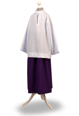 Komża ministrancka śląska - na rzep - stroje liturgiczne MK Maryla