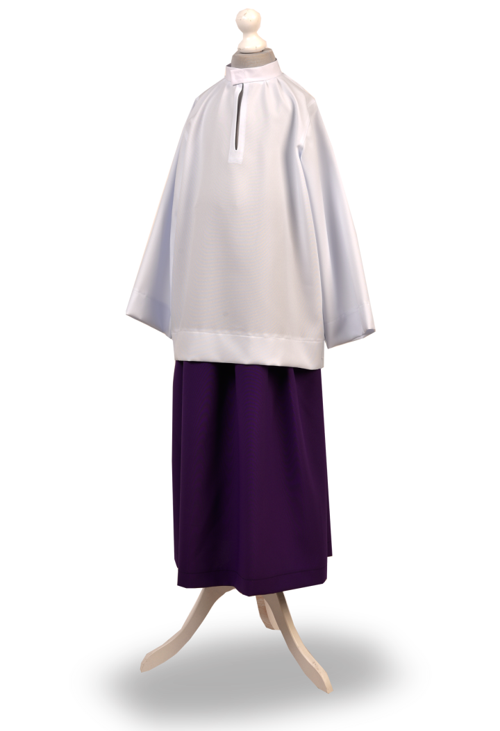 Komża ministrancka śląska - na rzep - stroje liturgiczne MK Maryla