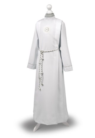 Długa alba komunijna na stójce Andrzej 070 - MKMaryla