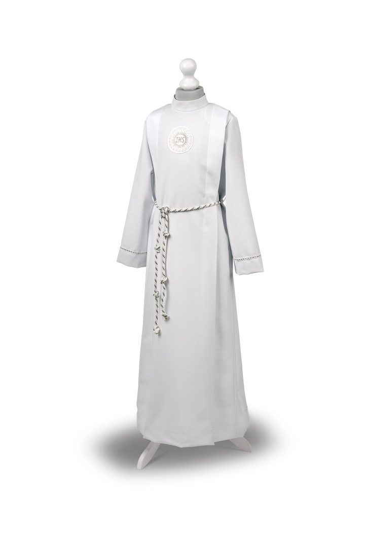 Długa alba komunijna na stójce Andrzej 070 - MKMaryla