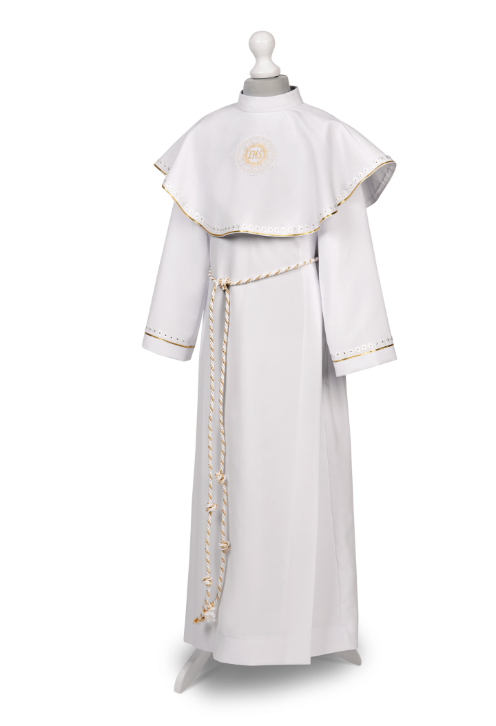 Alba komunijna z kołnierzem i zdobieniami Hania 104  MKMaryla