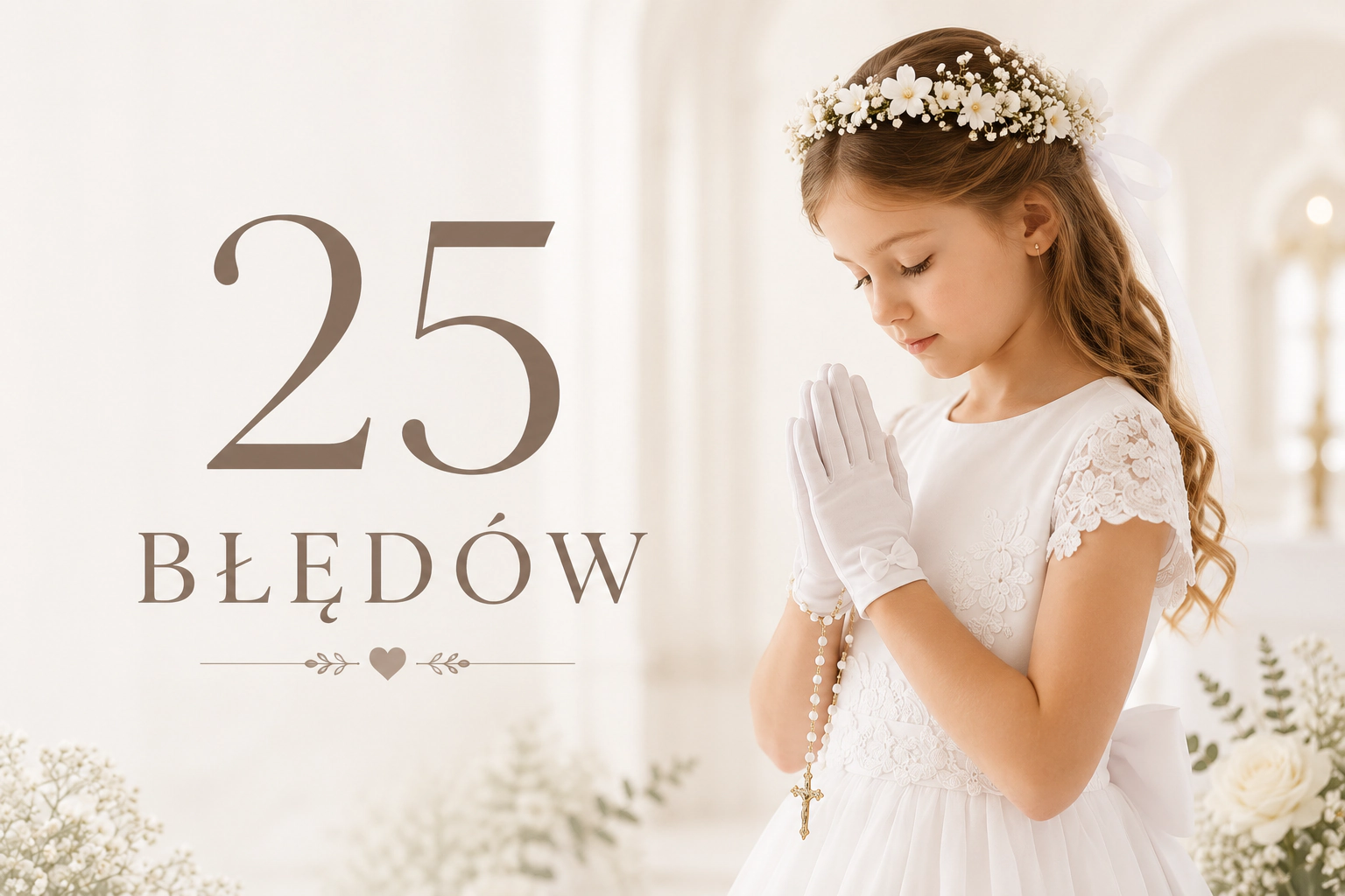 25 błędów, które rodzice popełniają przed Pierwszą Komunią Świętą 25 błędów, które rodzice popełniają przed Pierwszą Komunią Świętą